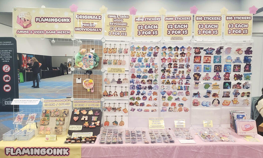 Central Florida Comic Con 2026 (8ft table setup)